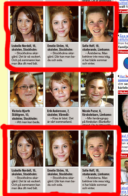 Aftonbladet, tabbe